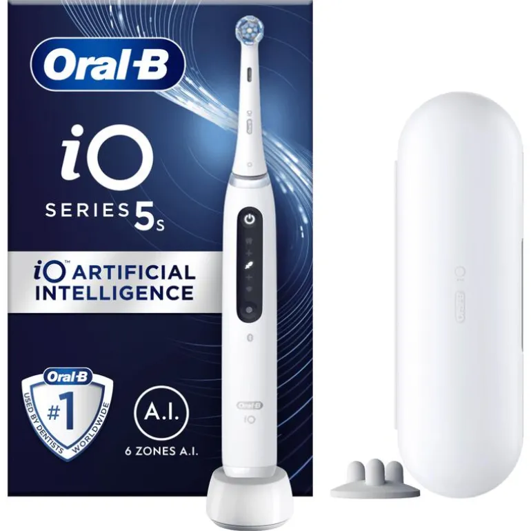 Oral-B iO 5S Wit Elektrische Tandenborstel By Braun