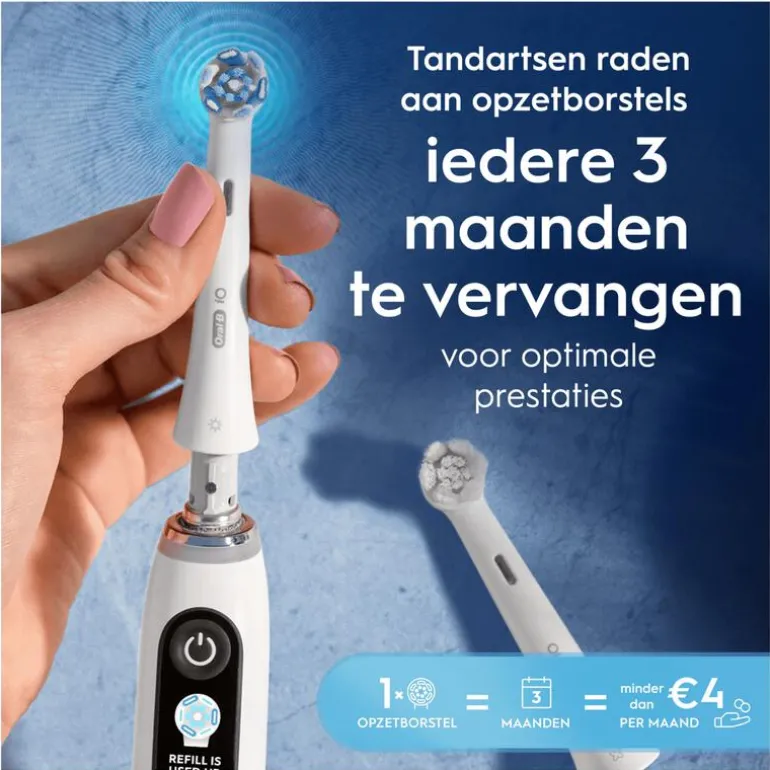 Oral-B iO Ultimate Clean Opzetborstels Wit 2 Stuks
