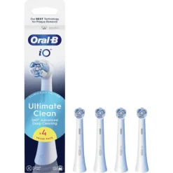 Oral-B iO Ultimate Clean Opzetborstels Wit 4 Stuks