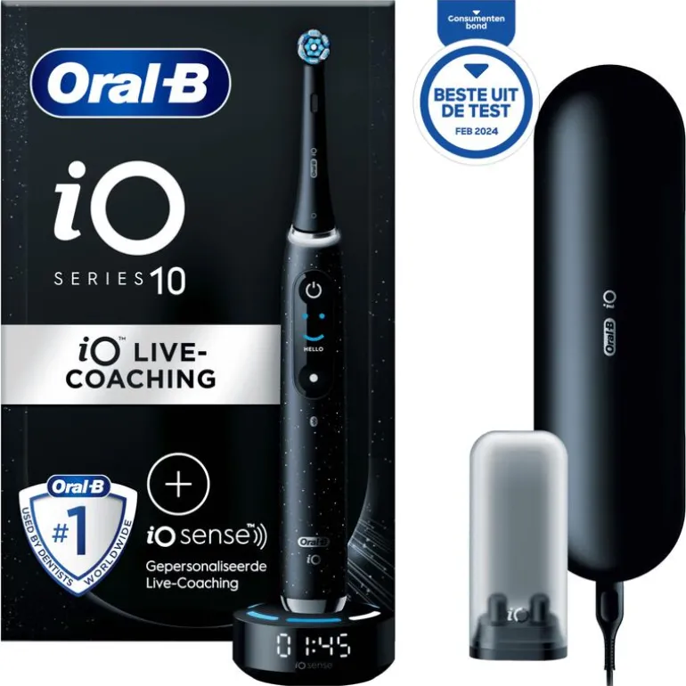 Oral-B iO 10 Zwart Elektrische Tandenborstel