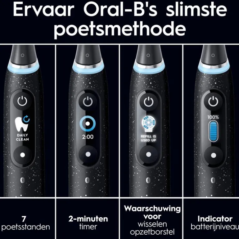 Oral-B iO 10 Zwart Elektrische Tandenborstel