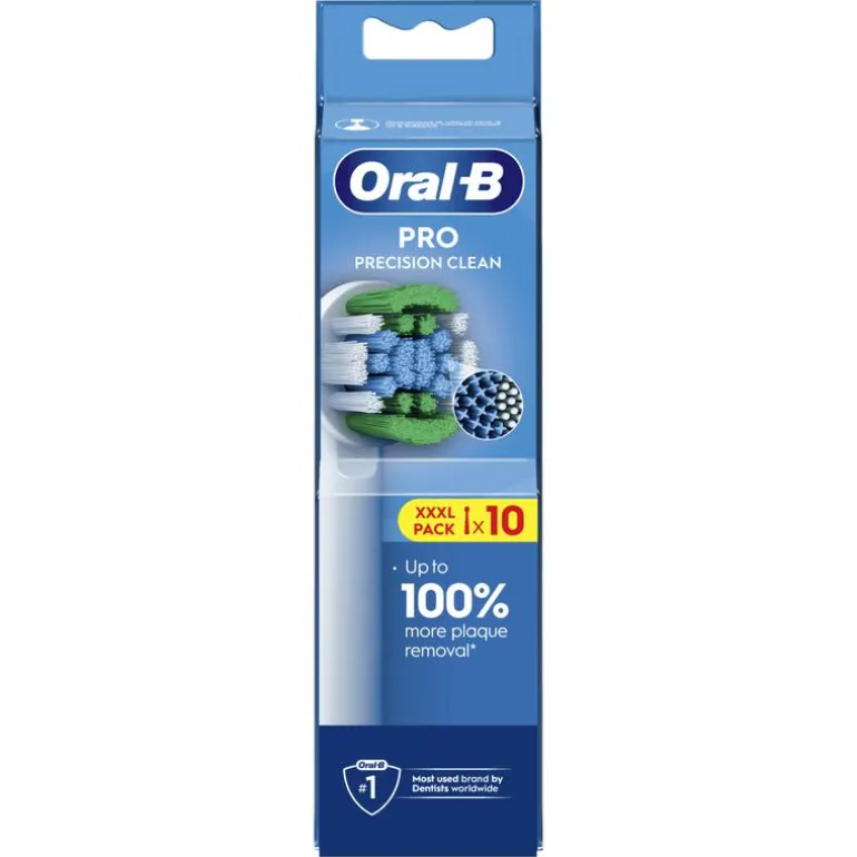 Oral-B Precision Clean Opzetborstels Wit - 10 Stuks