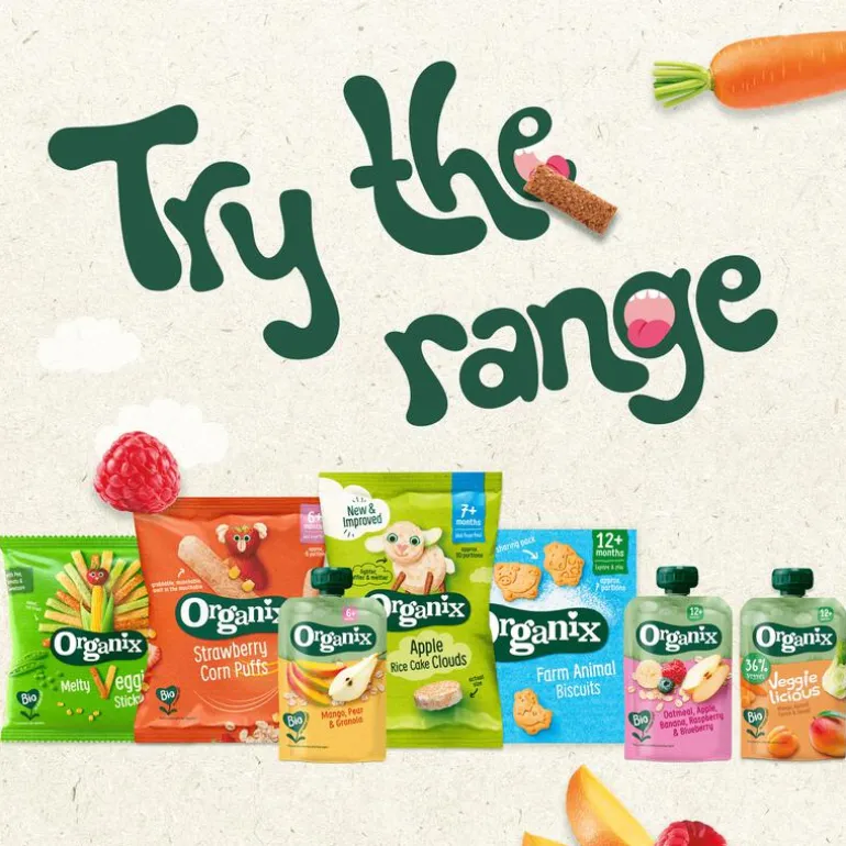 Organix Bio Knijpfruit Mango, Peer, Granola