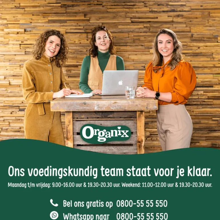 Organix Bio Knijpfruit Peer, Framboos