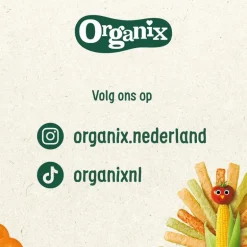 Organix Bio Maïs Knabbels Wortel