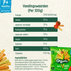 Organix Bio Veggie Groente Sticks