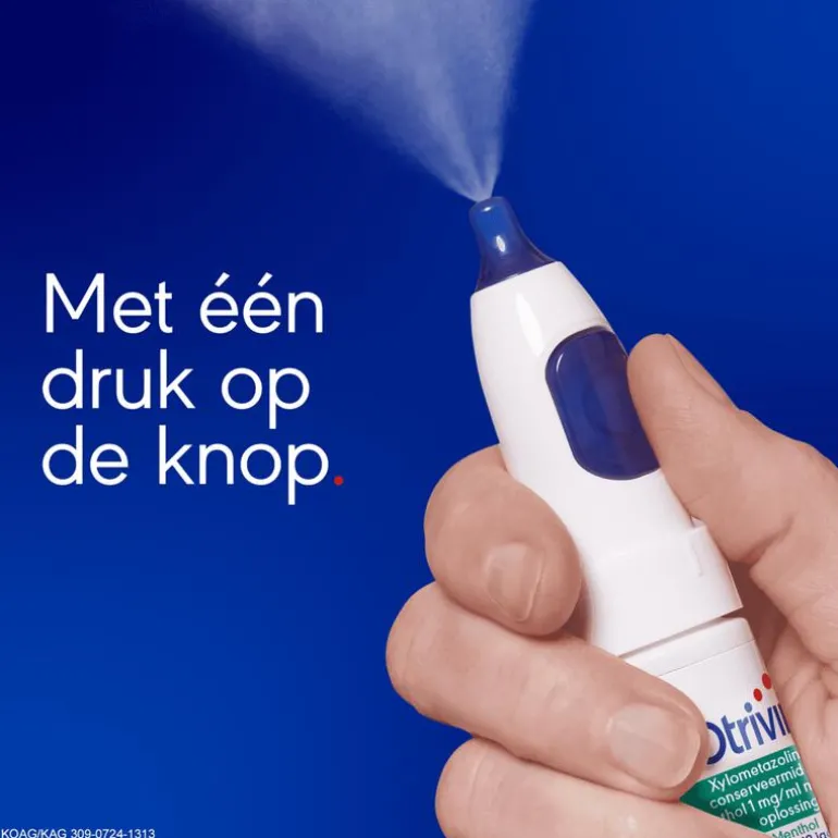 Otrivin Menthol Xylometazoline HCI 1 mg/ml Neusspray bij een Verstopte Neus 10 ML