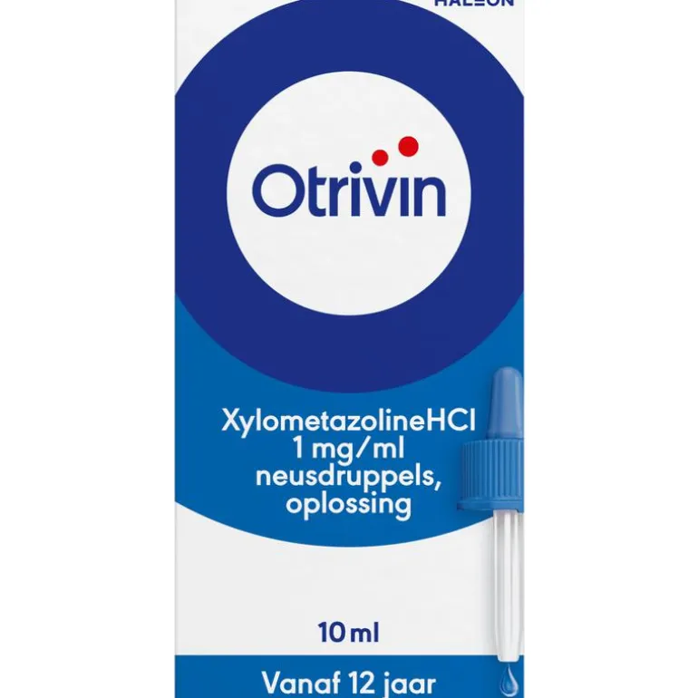 Otrivin Xylometazoline HCI 1 mg/ml Neusdruppels bij een Verstopte Neus 10 ML