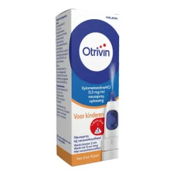 Otrivin Xylometazoline HCI 0,5 mg/ml Kinder Neusspray bij een Verstopte Neus 10 ML