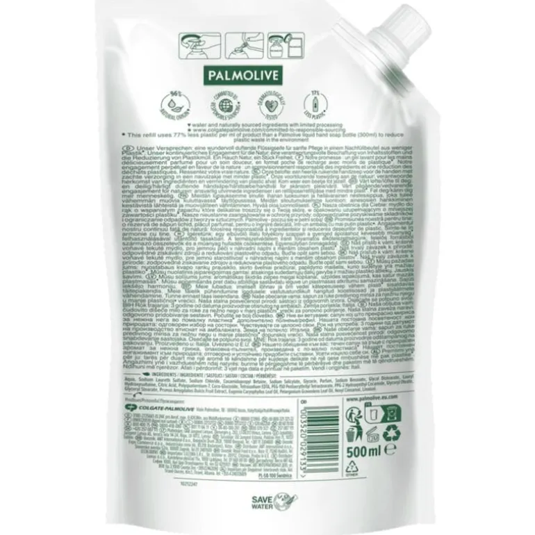 Palmolive Naturals Handzeep Melk- en Amandel Navul 500ml