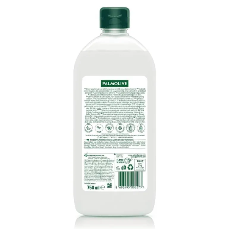 Palmolive Naturals Melk en Amandel Handzeep Navul Fles 750 ML