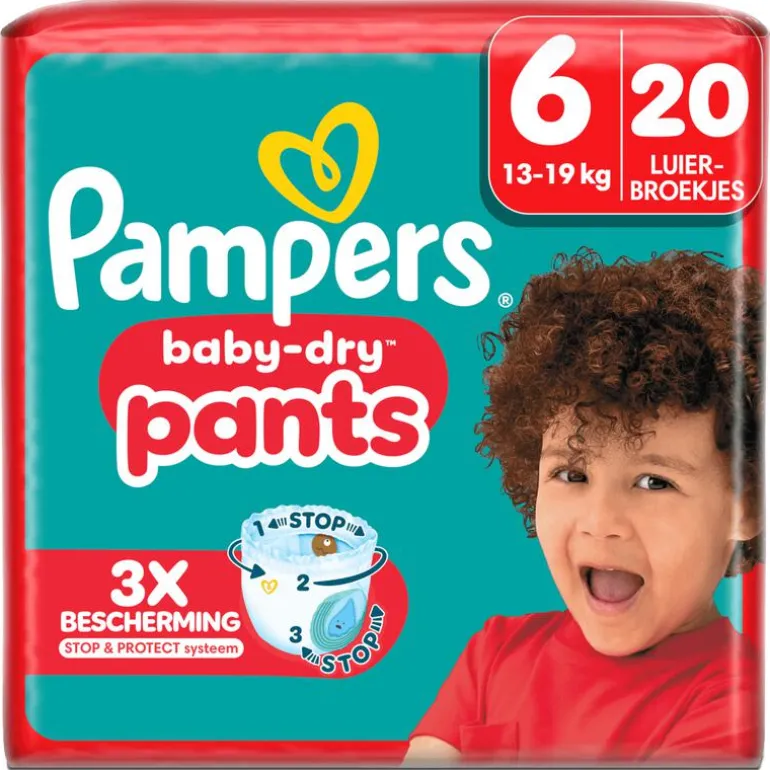 Pampers Baby Dry Pants Luierbroekjes Maat 6 13-19 KG 20 Stuks