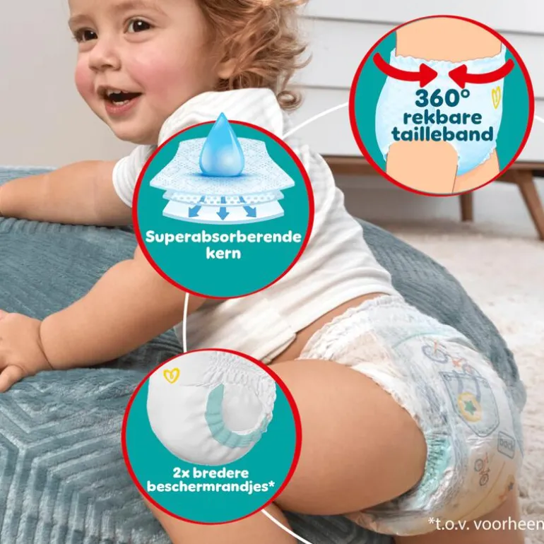 Pampers Baby Dry Pants XXL Pack Luierbroekjes Maat 8 19+ KG 68 Stuks