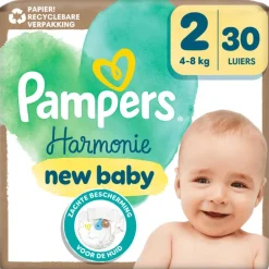 Pampers Harmonie Luiers Maat 2 4-8 KG 30 Stuks
