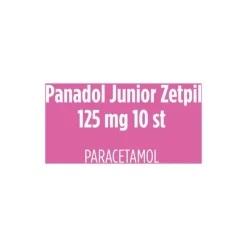 Panadol Junior Zetpillen 125 mg Paracetemol voor Kinderen van 3 maanden tot 1 jaar