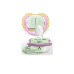 Philips Avent Fopspeen Ultra Air Night 6-18M Double Pack - SCF376/29