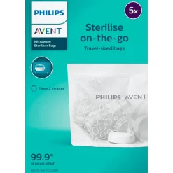 Philips Avent Sterelisatiezakjes on-the-go 5 st SCF297/05