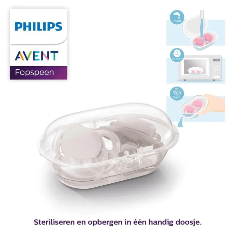 Philips Avent Ultra Air Day and Night – Fopspeenset – 2 stuks – 6-18 mnd - SCF087/18