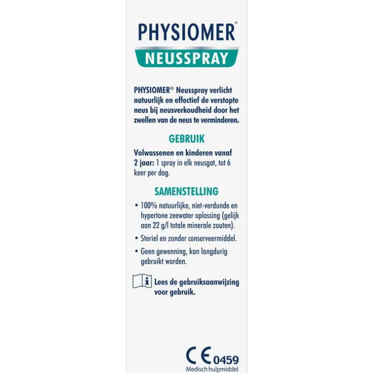 Physiomer Neusspray 100% Natuurlijk 20 ML