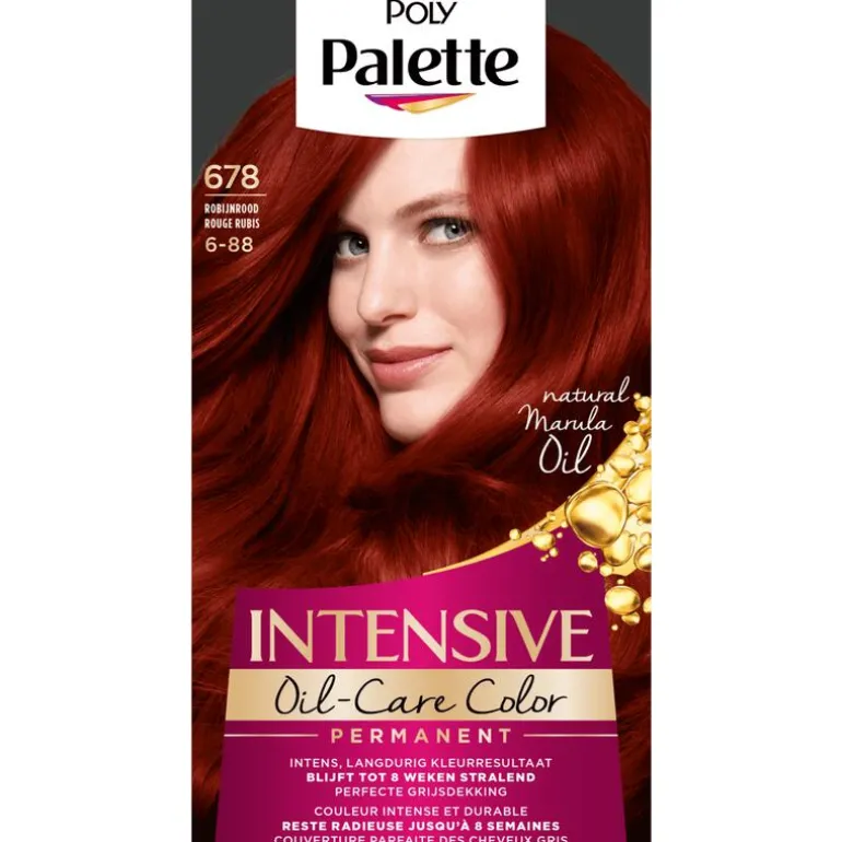 Poly Palette Intensive Crème Coloration 678 Robijn Rood
