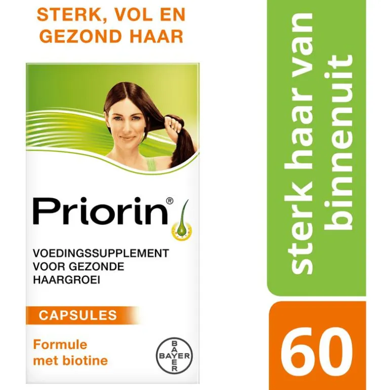 Priorin 60 Capsules Met Biotine Voor Sterk En Vol Haar Van Binnenuit