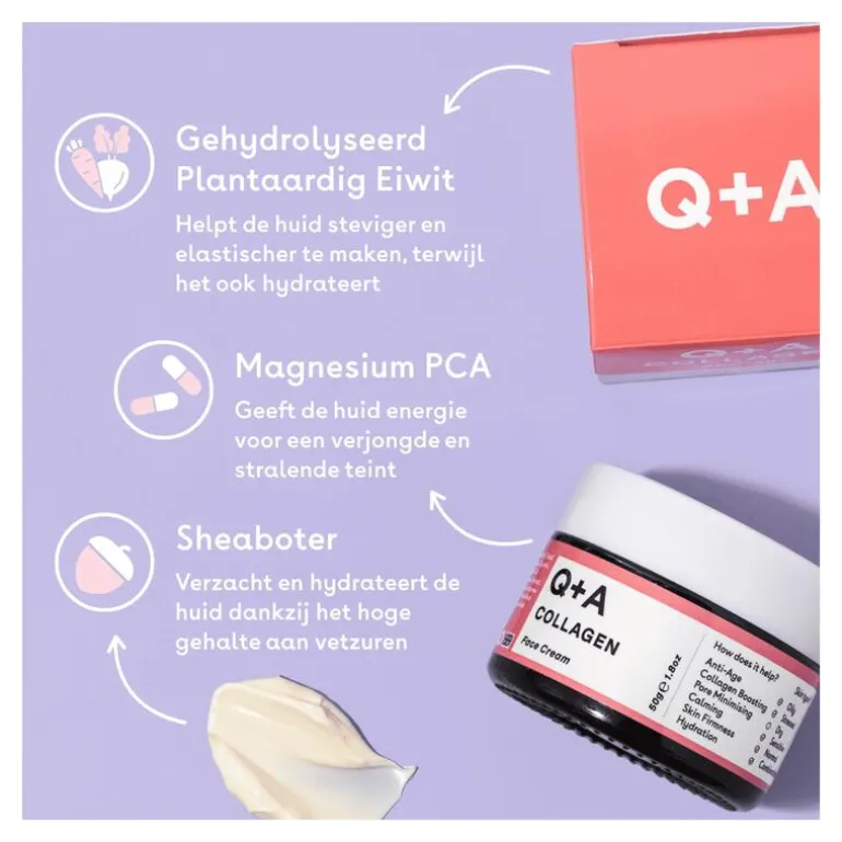 Q+A Collagen Face Cream 50 GR