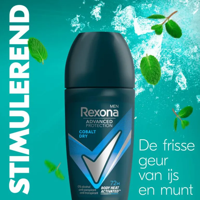 Rexona Men Advanced Protection Cobalt Dry Deodorant Roller 50 ML