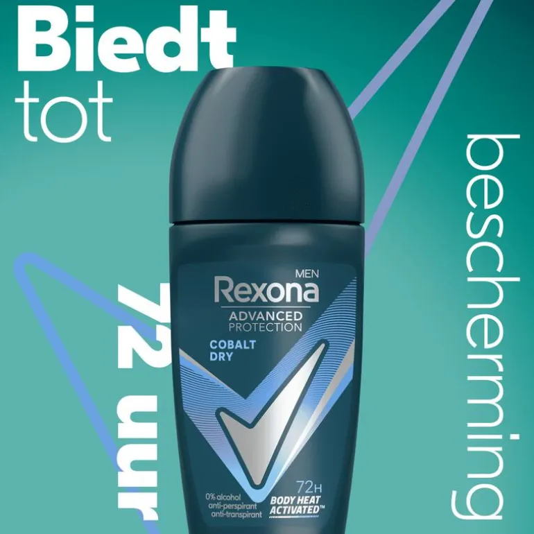 Rexona Men Advanced Protection Cobalt Dry Deodorant Roller 50 ML