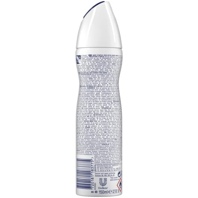 Rexona Woman Advanced Protection Invisible B&W Deodorant Spray 150 ML