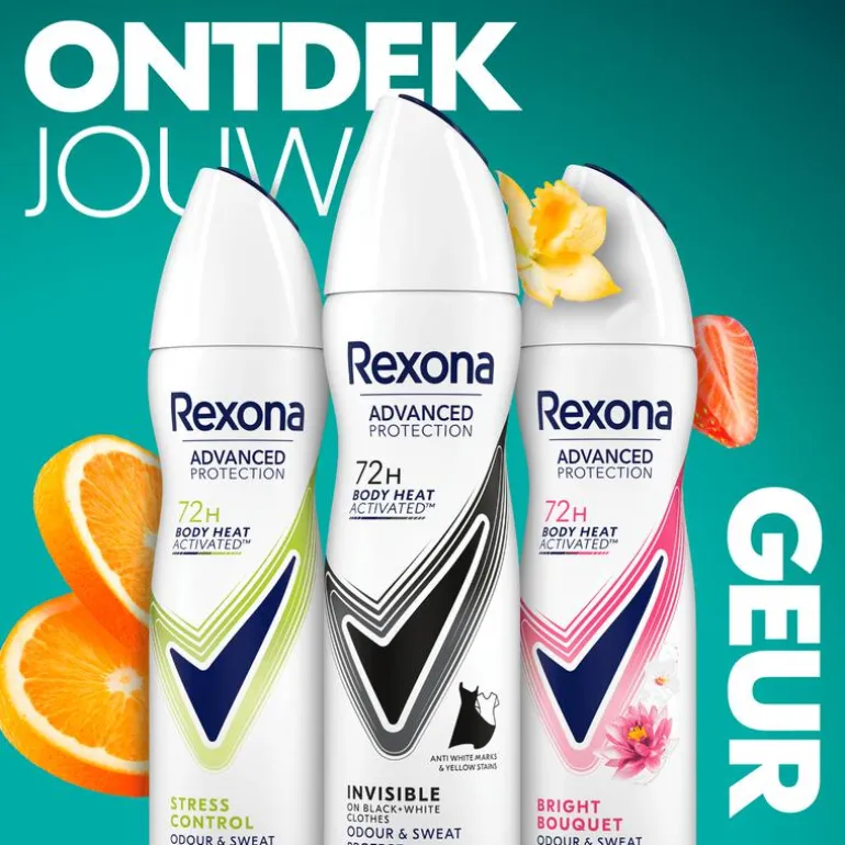 Rexona Woman Advanced Protection Invisible B&W Deodorant Spray 150 ML