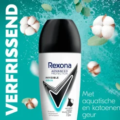 Rexona Woman Advanced Protection Invisible Aqua Deodorant Roller 50 ML