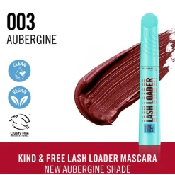 Rimmel London Kind & Free Lash Loader Mascara - Bordeaux - 003 Aubergine