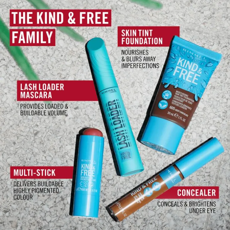 Rimmel London Kind & Free Lash Loader Mascara - Blauw - 004 Azure Blue
