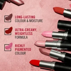 Rimmel London Lasting Finish Satin Lippenstift 001 River-Thing Red 4 G