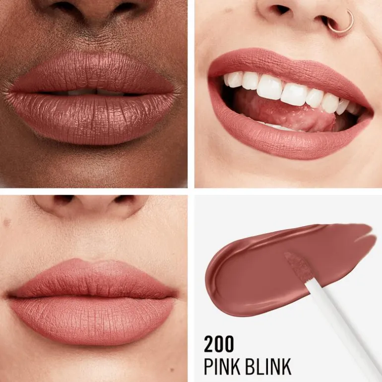 Rimmel London Lasting Mega Matte Liquid Lipstick 200Pink Blink