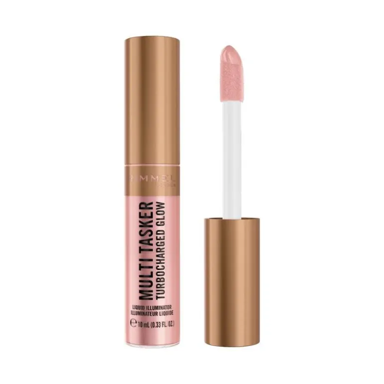 Rimmel London Multi Tasker Turbocharged Glow Liquid Illuminator Highlighter - Roze - 005 Iconic as usual