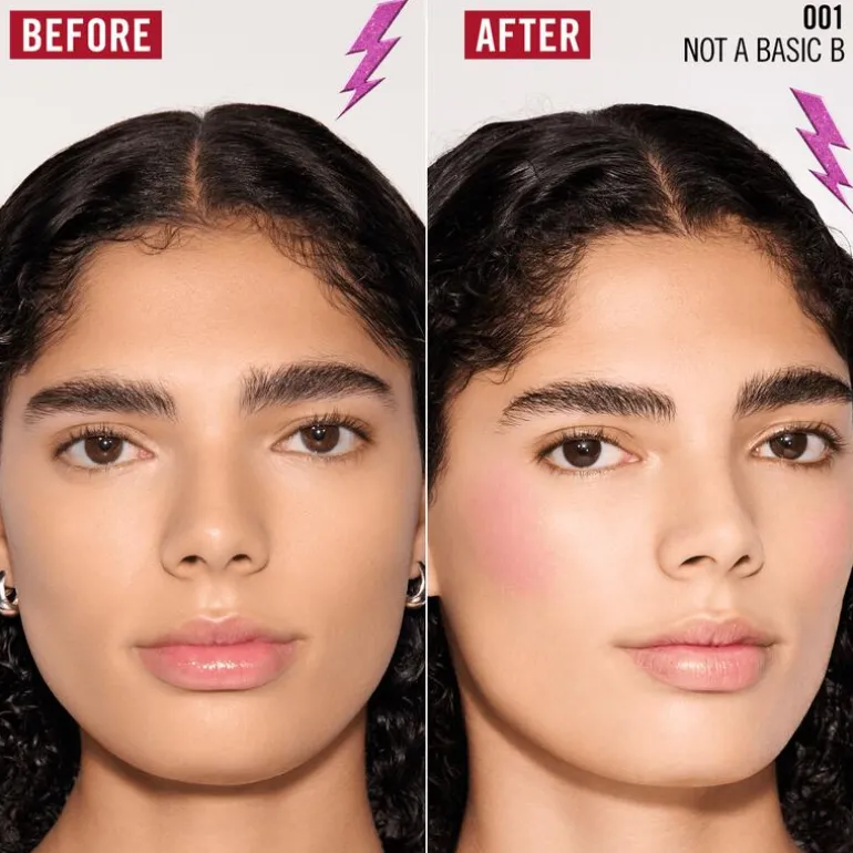 Rimmel London Multitasker Turbocharged Glow Liquid Illuminator Blush - Roze - 001 Not a Basic B