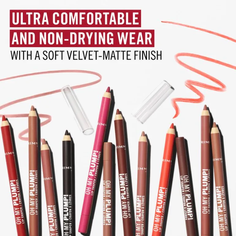 Rimmel London Oh My Plump! Lip Liner - Bruin - 110 Rich Cacao