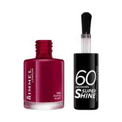 Rimmel London 60 Seconds Super Shine nagellak 320 Rapid Ruby