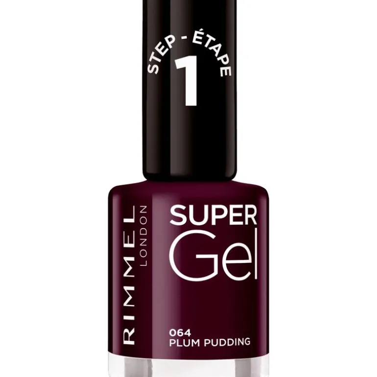 Rimmel London Super Gel Nailpolish 064 Plum Pudding 12 ML