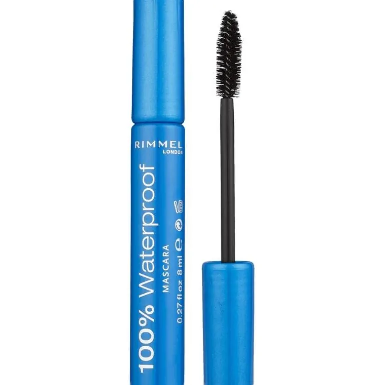 Rimmel London 100% Waterproof Mascara 001 Black