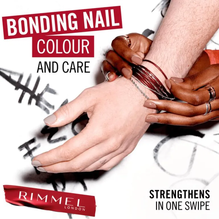 Rimmel London Wonder'Bond Care+Color Nagellak - Taupe - 005 Grab and Go