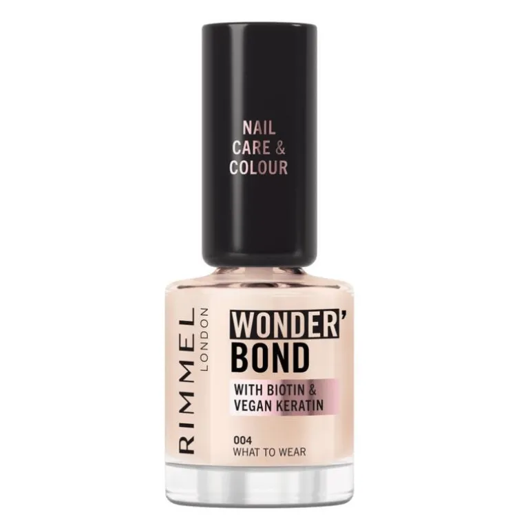 Rimmel London Wonder'Bond Care+Color Nagellak - Taupe - 004 What to Wear