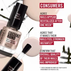 Rimmel London Wonder'Bond Care+Color Nagellak - Taupe - 004 What to Wear