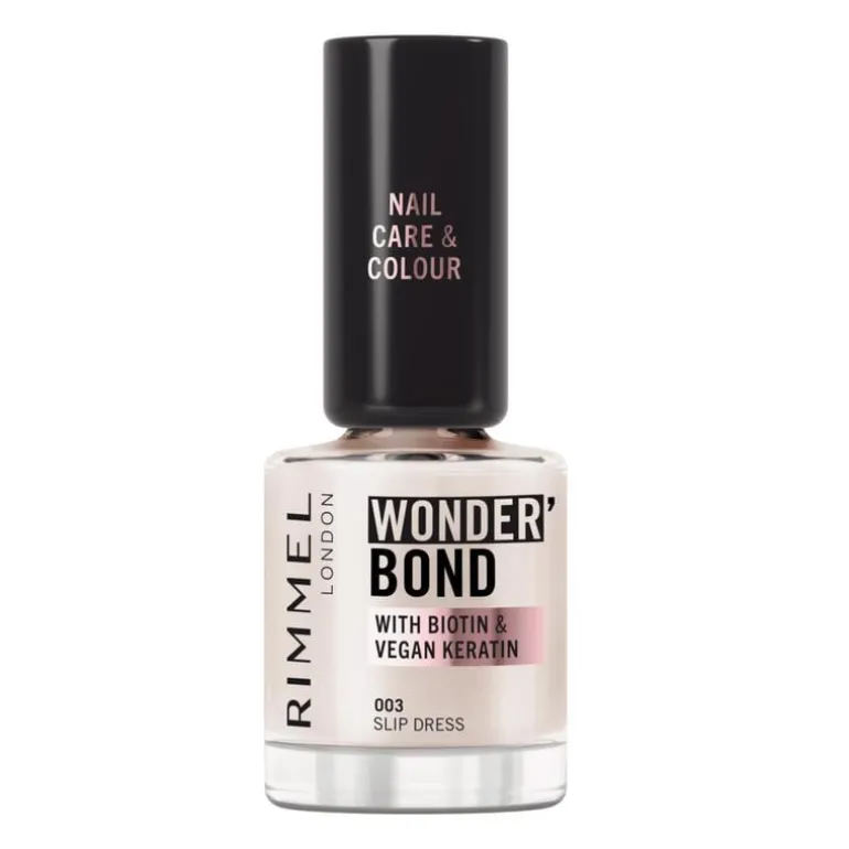 Rimmel London Wonder'Bond Care+Color Nagellak - Roze - 003 Slip Dress