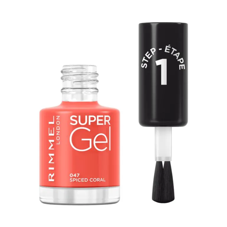 Rimmel Super Gel Nailpolish 047 Spiced Coral 12 ML