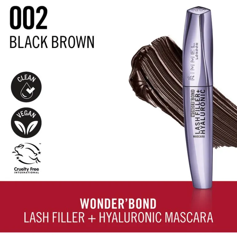Rimmel Wonder'bond Lash Filler + Hyaluronic Mascara 002 Brown