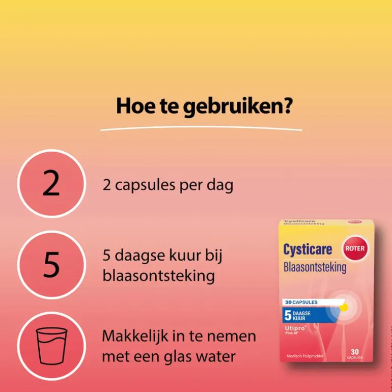 Roter Cysticare 15 tabletten
