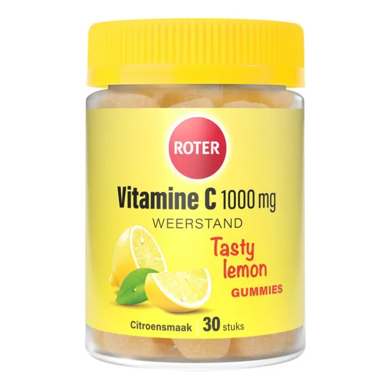 Roter 1000mg Vitamine C Gummy Tasty Lemon 30 stuks