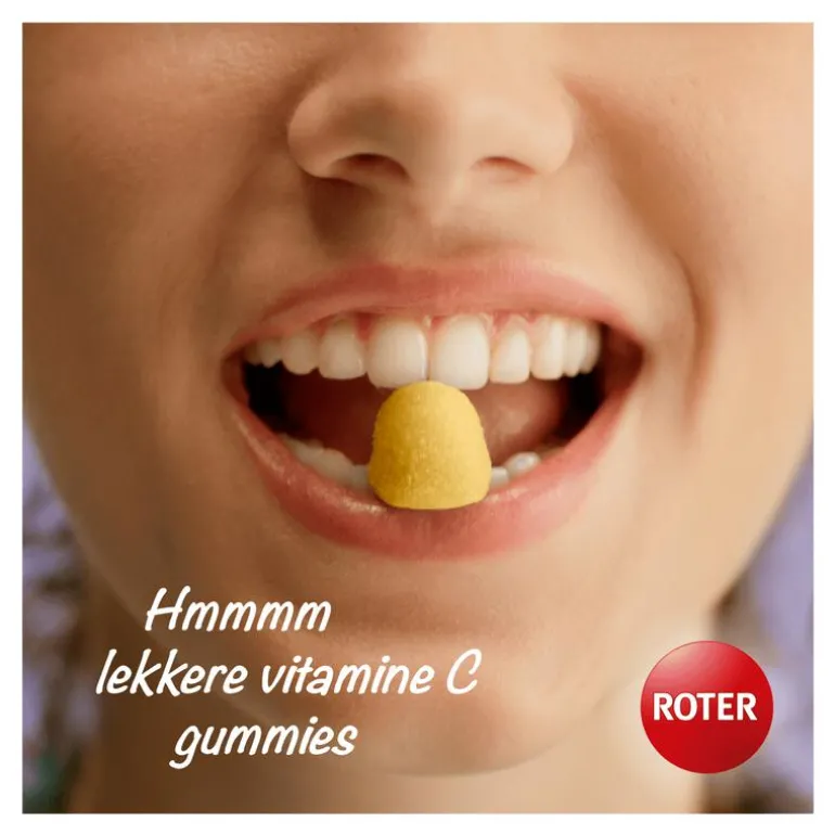 Roter 1000mg Vitamine C Gummy Tasty Lemon 30 stuks
